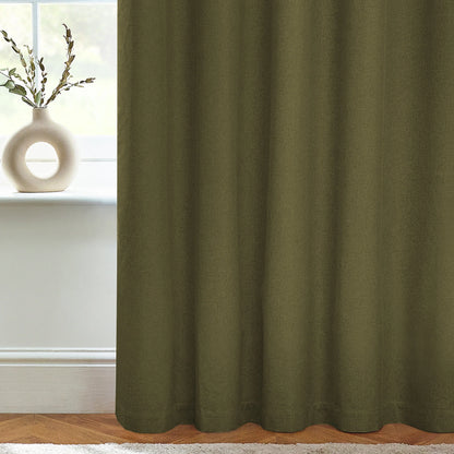 Tende oscuranti termiche con occhielli Dawn Textured - Lino