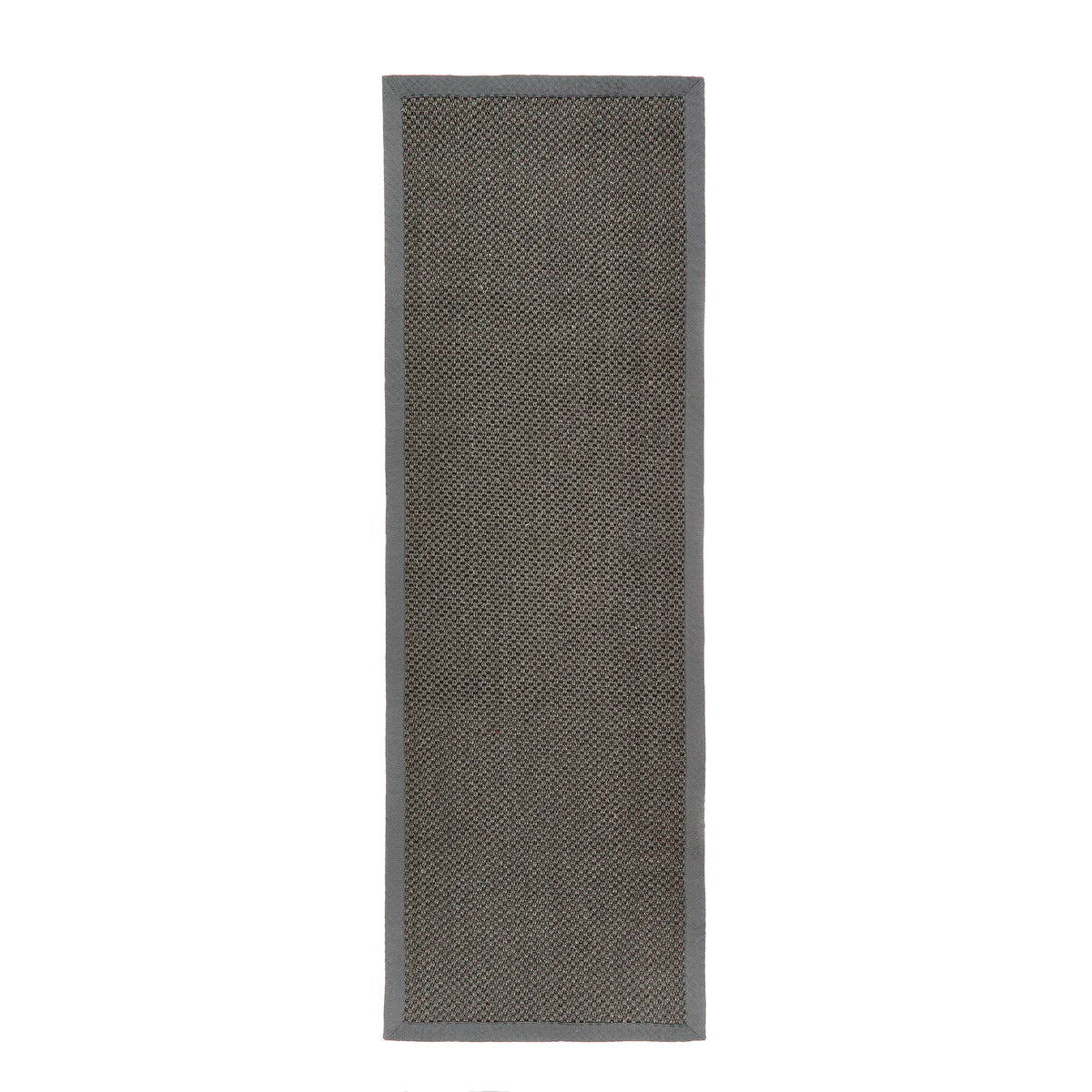 Origins Sisal Rug - Dark Grey With Grey Border