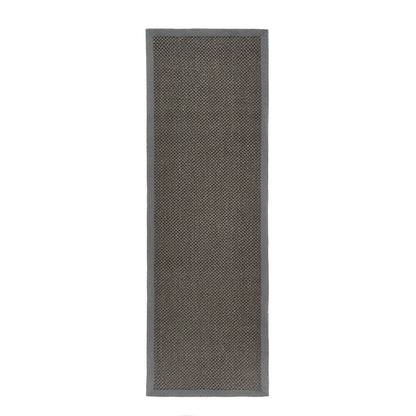 Origins Sisal Rug - Dark Grey With Grey Border