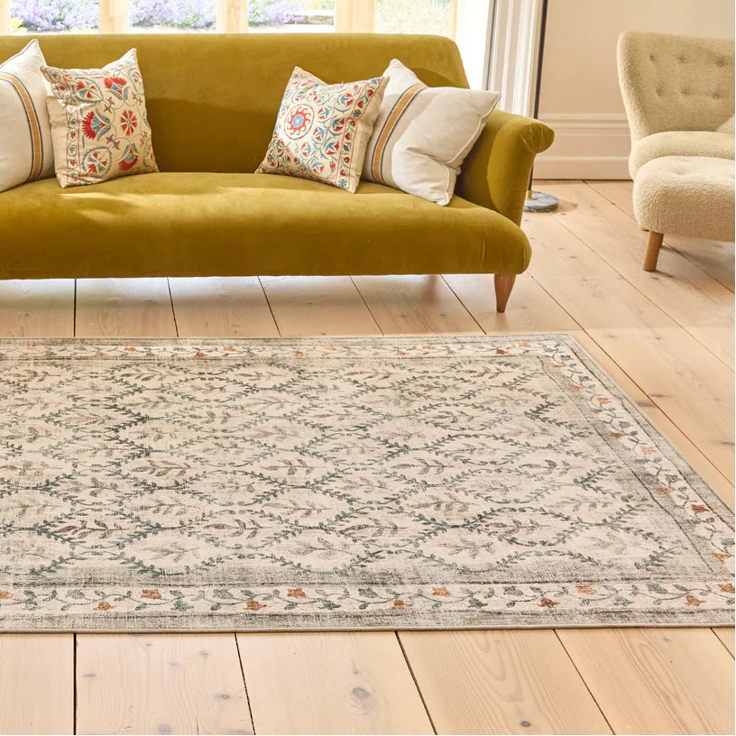 Eco-Washable Rug - English Garden