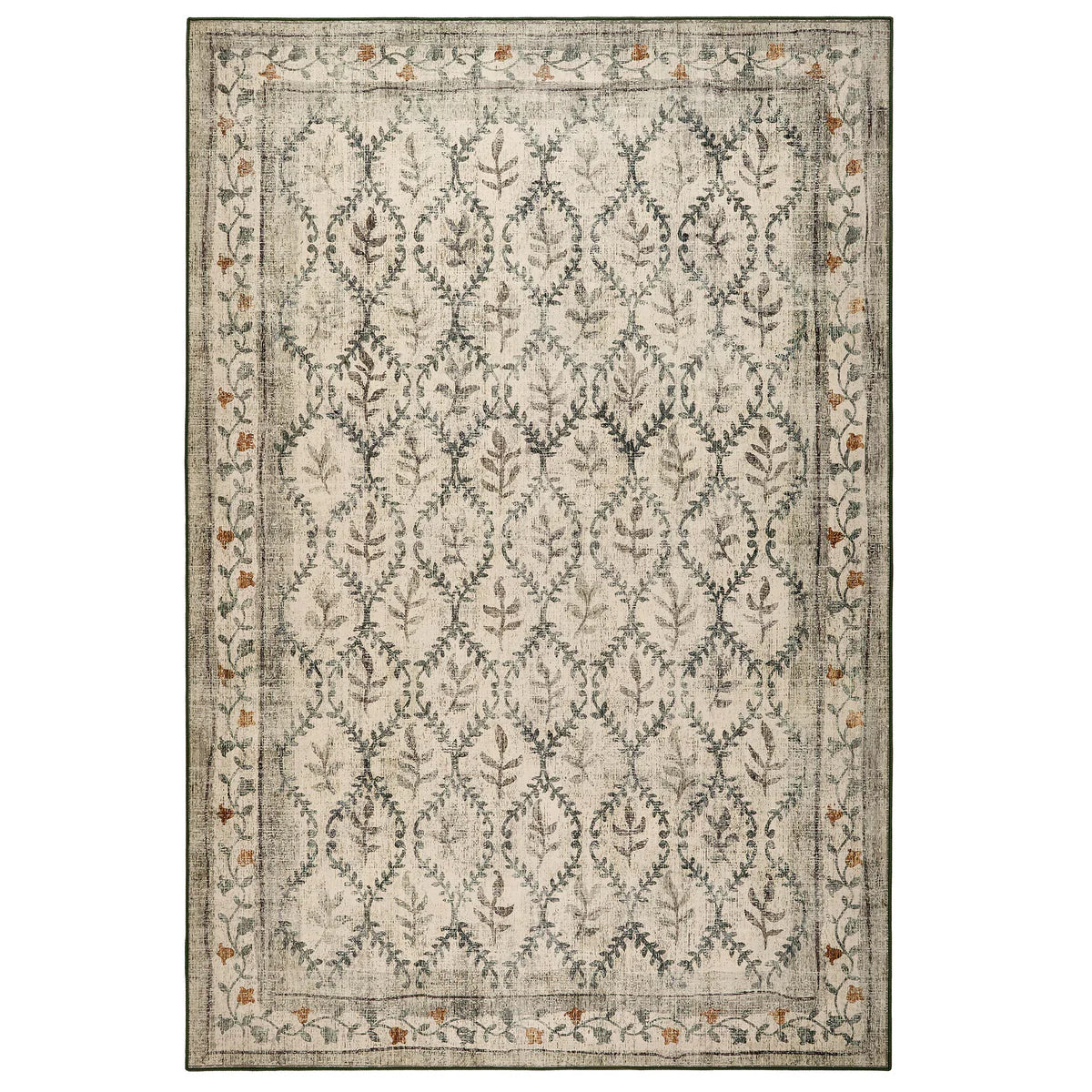 Eco-Washable Rug - English Garden