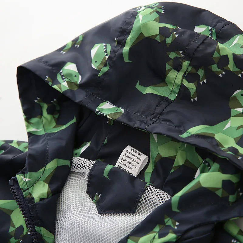 Boys Dinosaur Raincoat