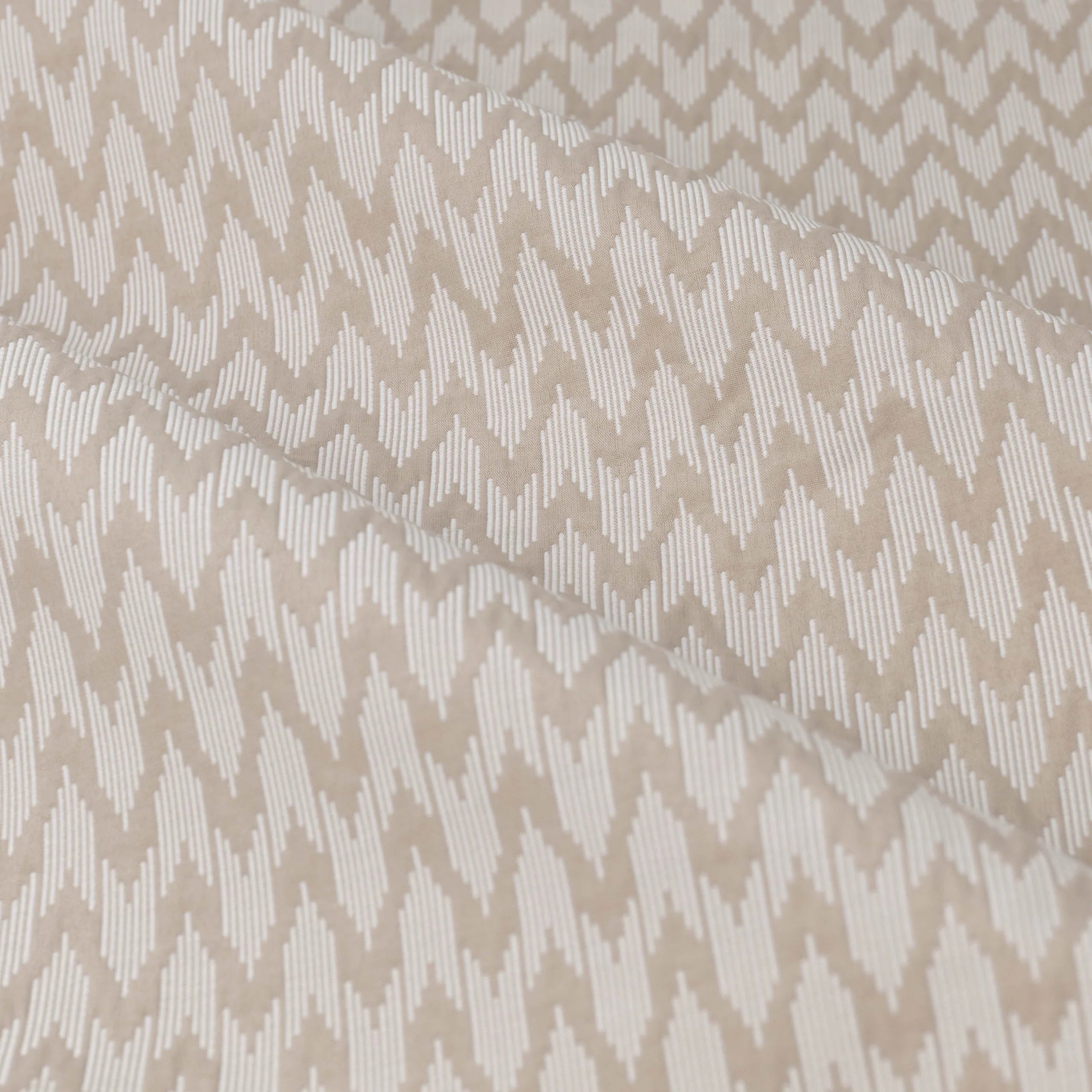 Tende a pieghe a matita in jacquard Brook Woodland - Lino