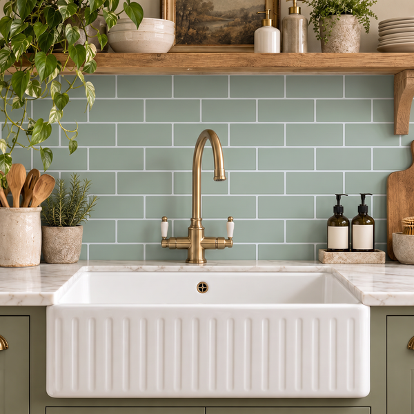 Peel and Stick Subway Backsplash Tiles