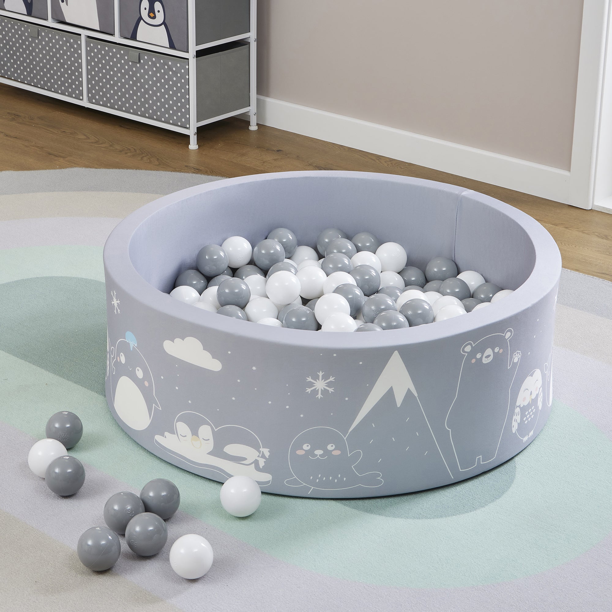 Arctic Kids Ball Pit - With 200 Balls
