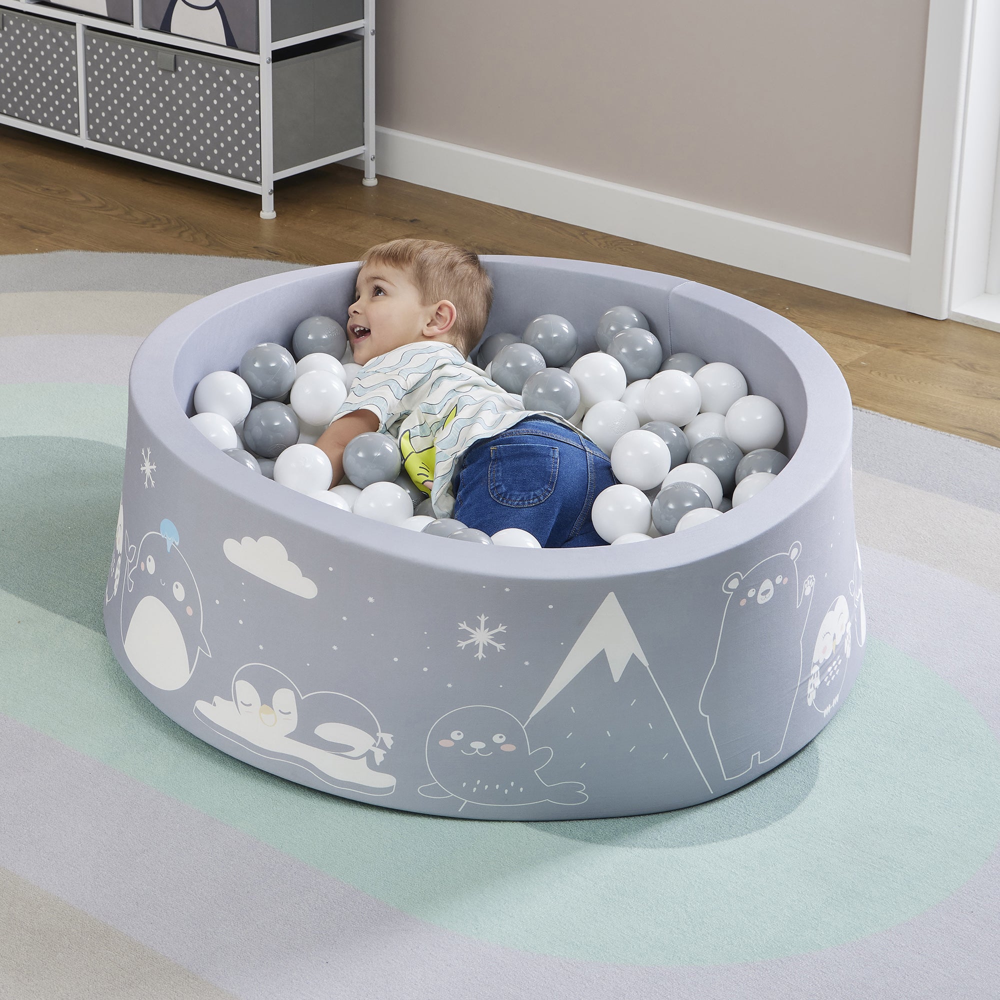 Arctic Kids Ball Pit - With 200 Balls