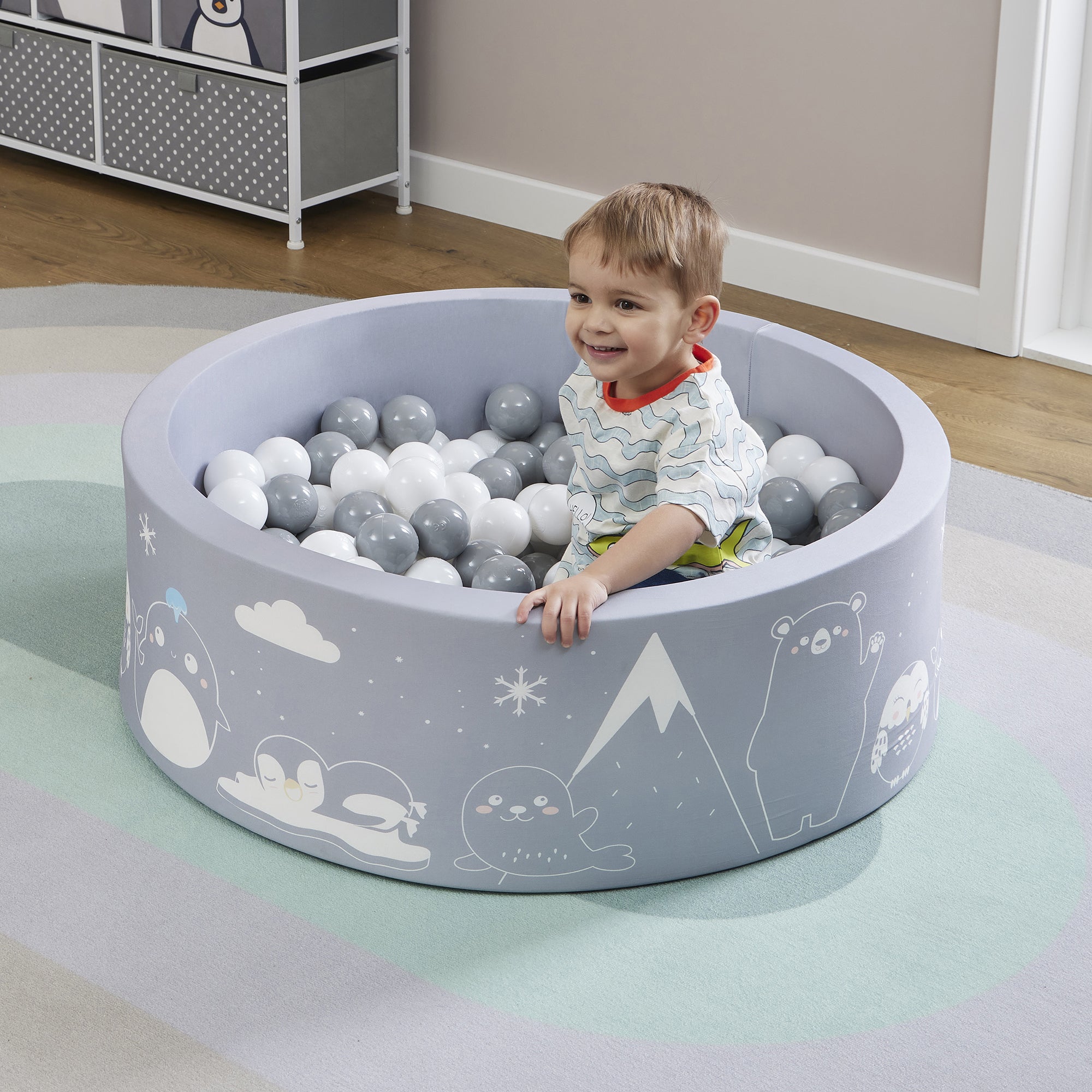 Arctic Kids Ball Pit - With 200 Balls