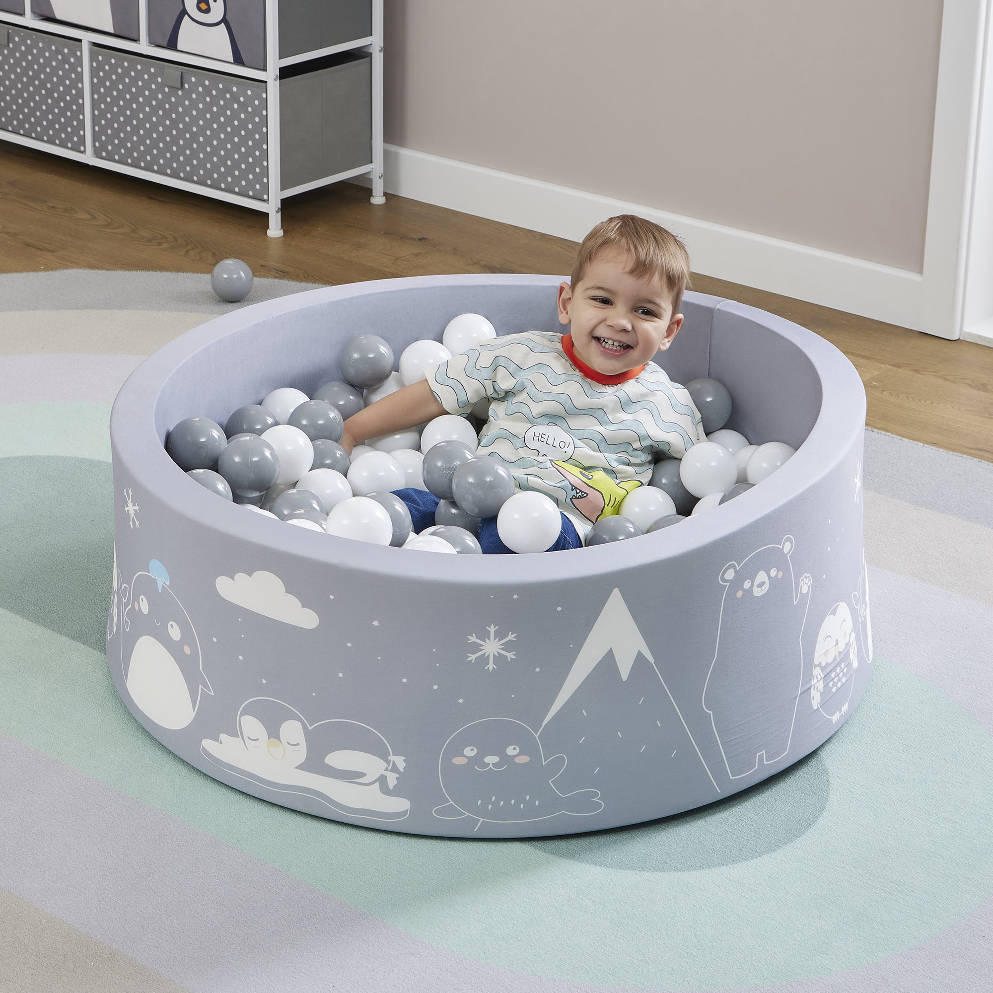 Arctic Kids Ball Pit - With 200 Balls