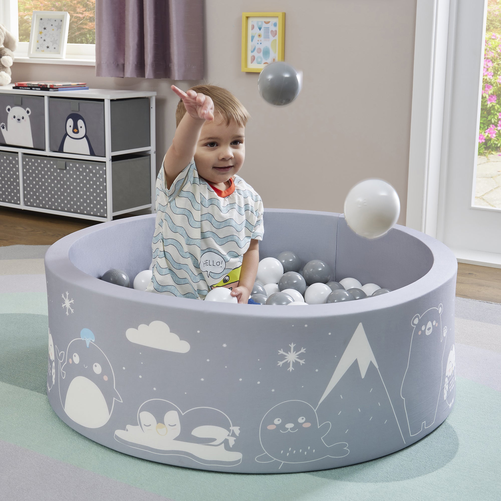 Arctic Kids Ball Pit - With 200 Balls
