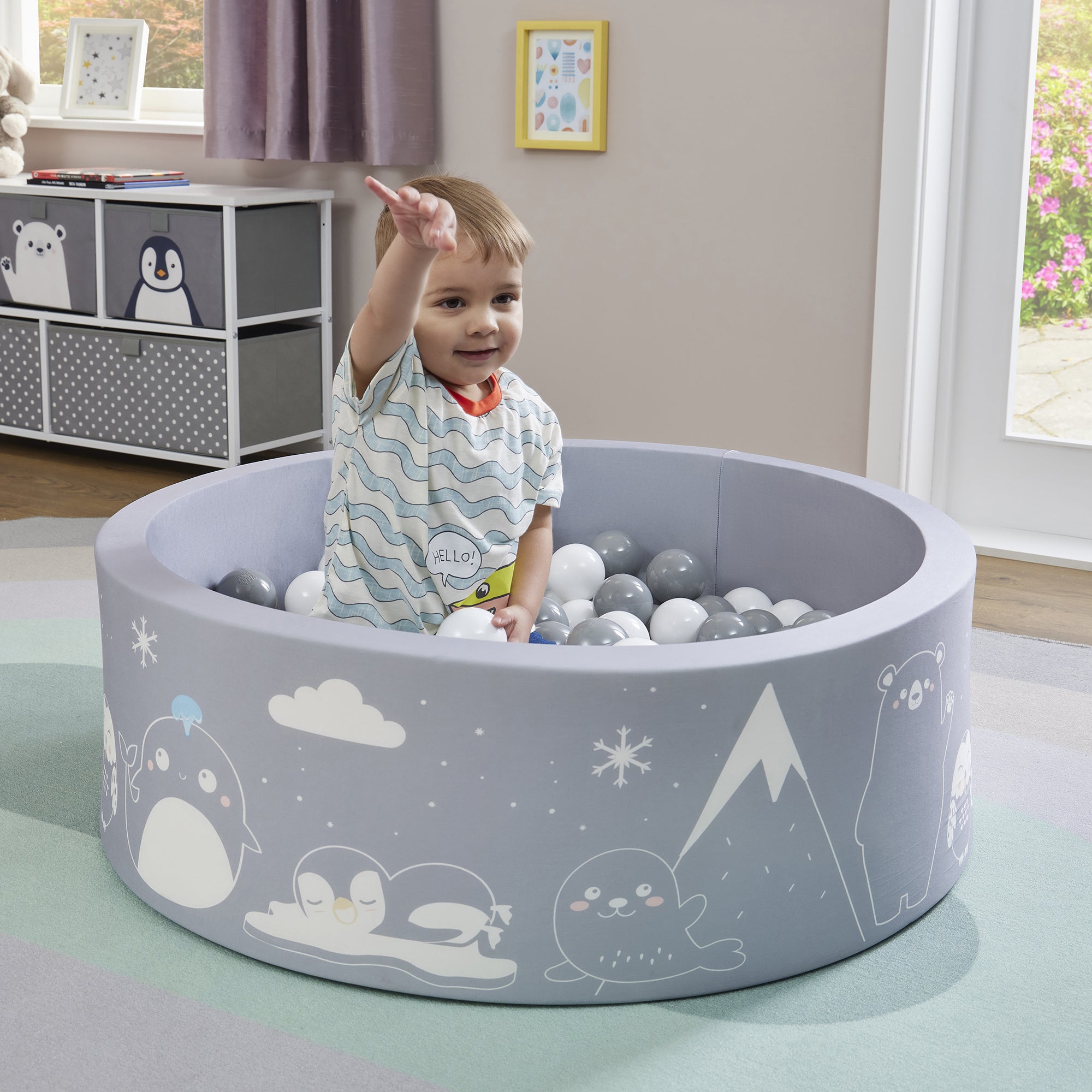 Arctic Kids Ball Pit - With 200 Balls