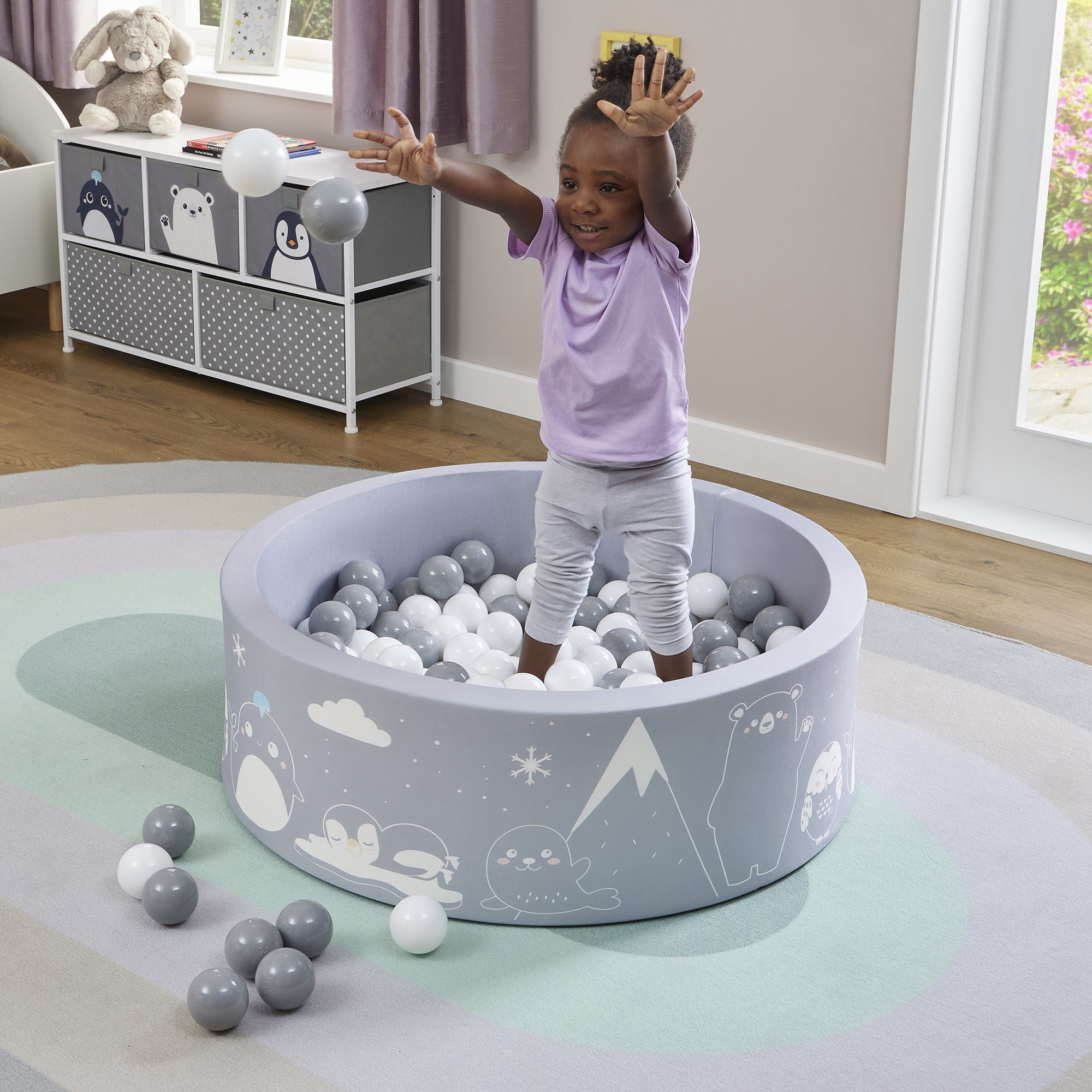 Arctic Kids Ball Pit - With 200 Balls