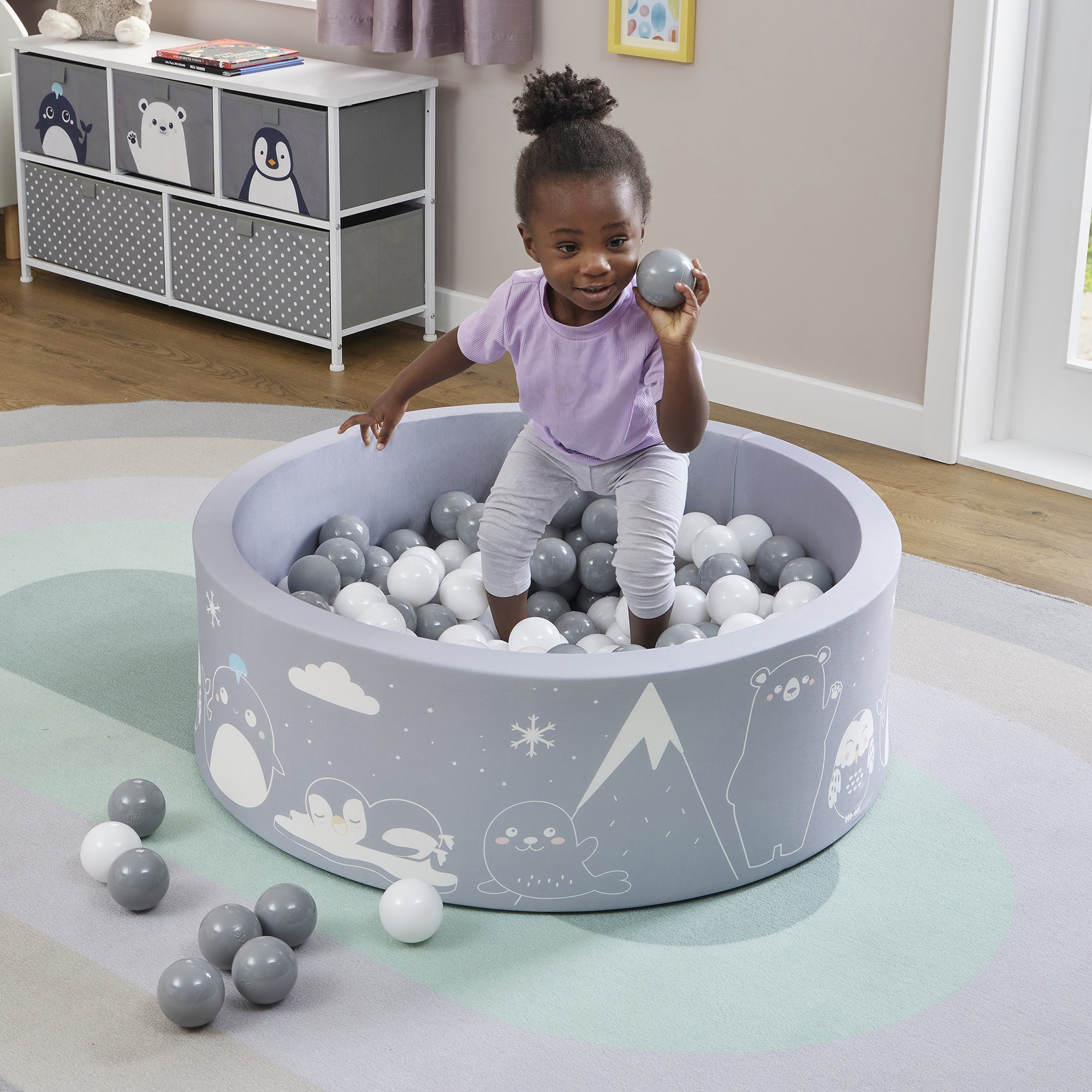 Arctic Kids Ball Pit - With 200 Balls