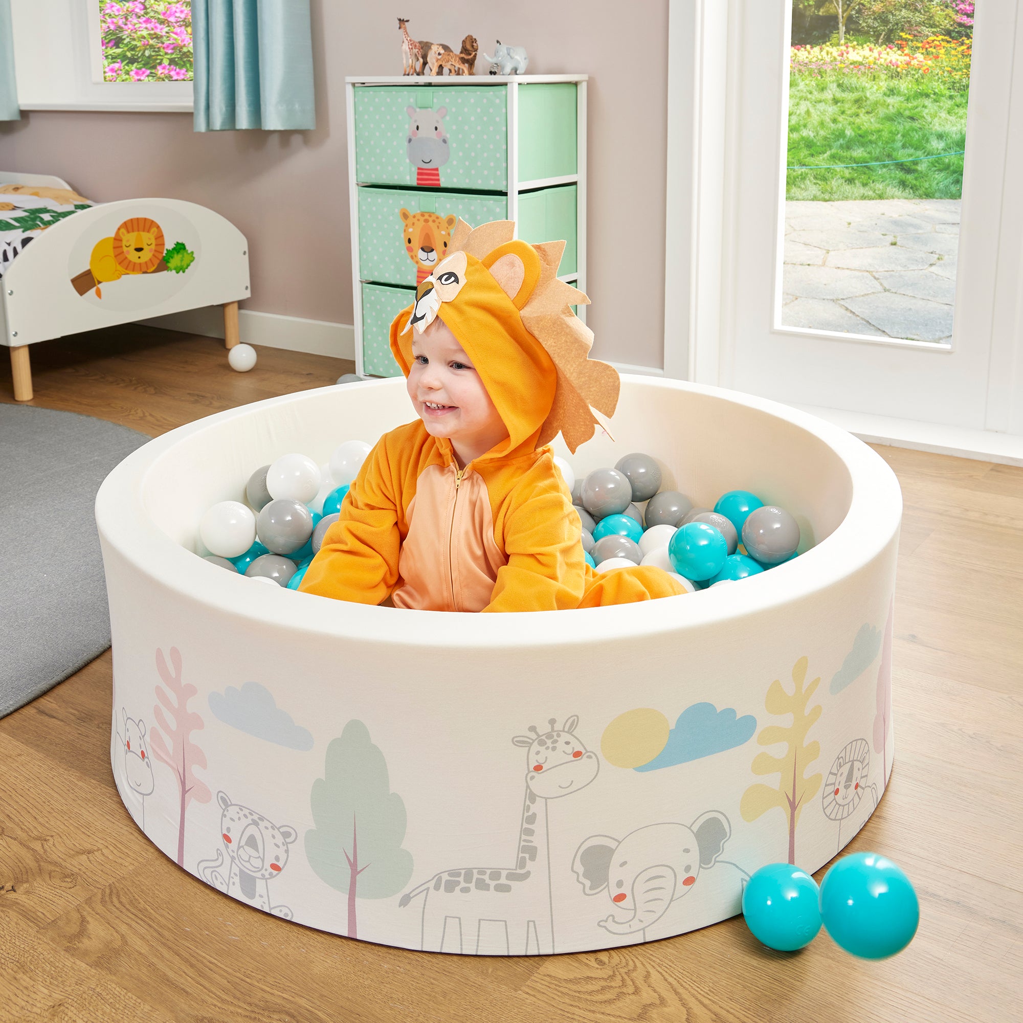 Jungle Kids Ball Pit - With 200 Balls