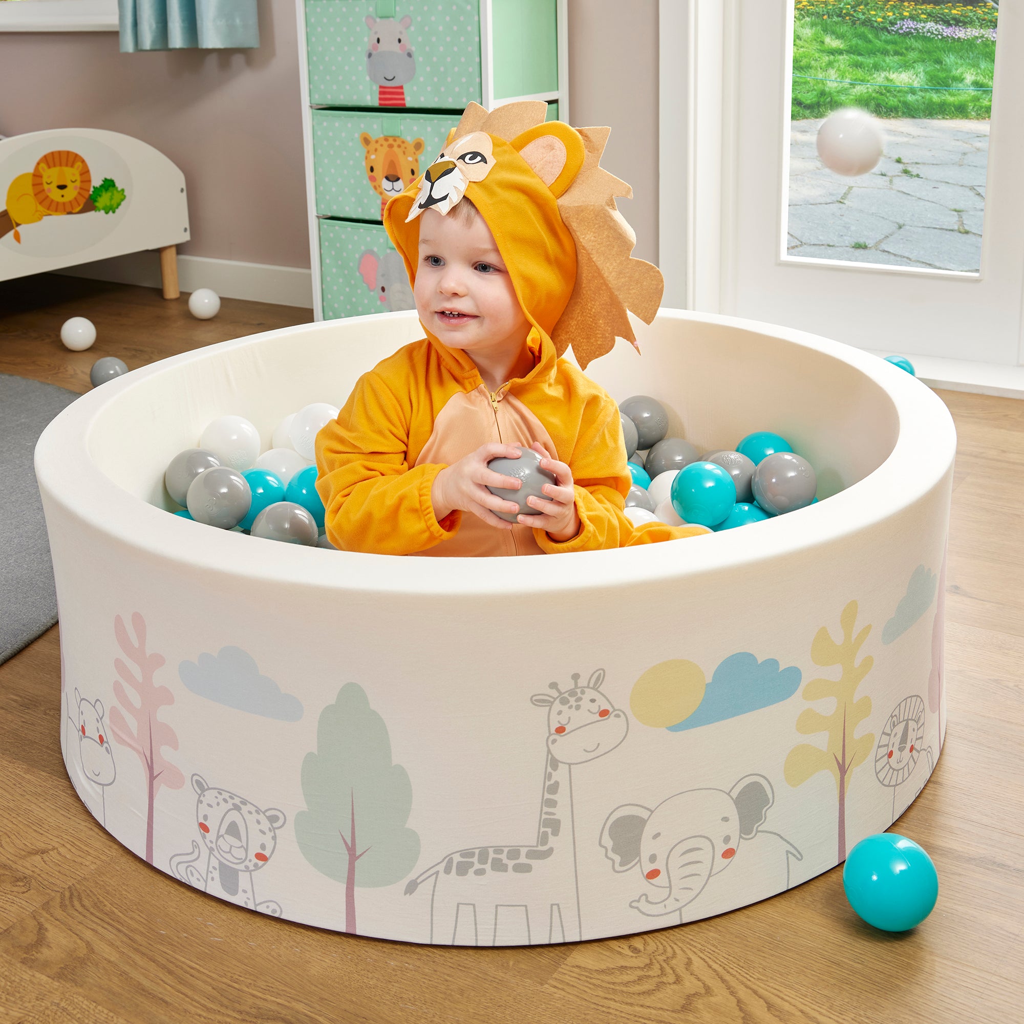 Jungle Kids Ball Pit - With 200 Balls