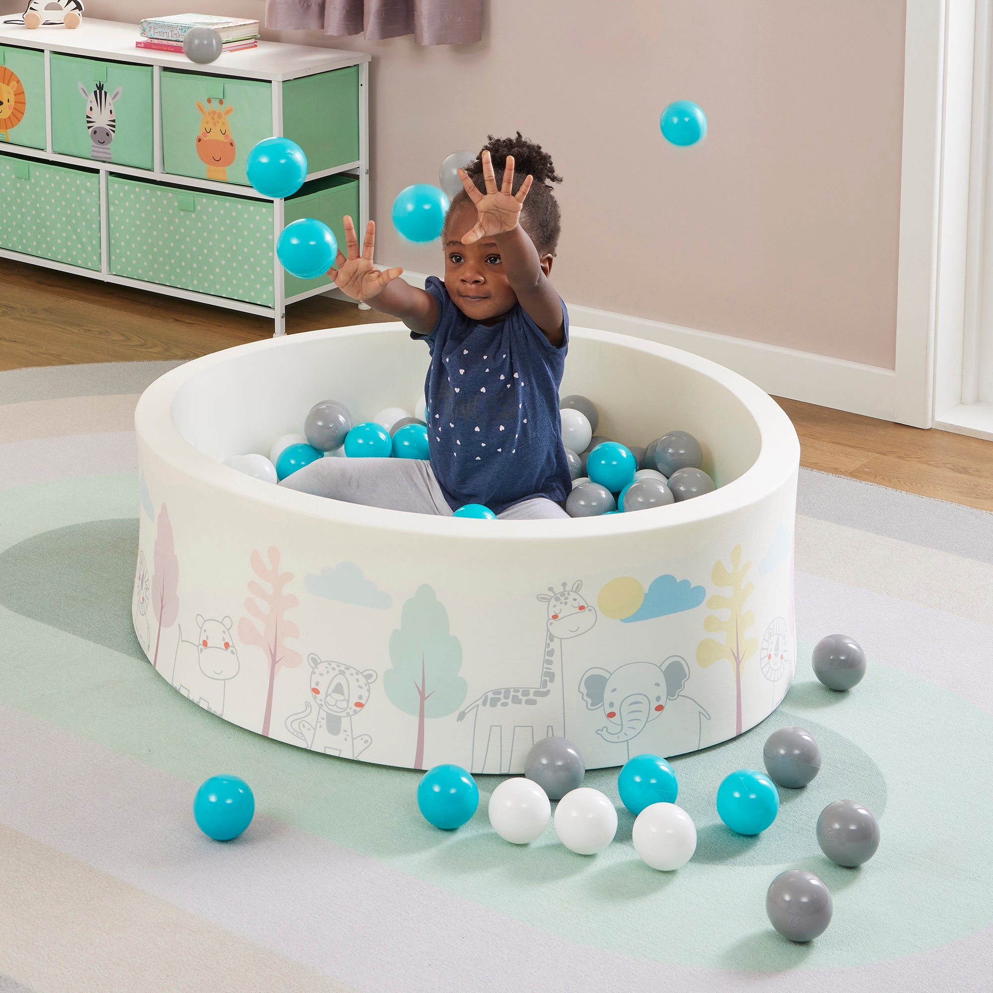 Jungle Kids Ball Pit - With 200 Balls