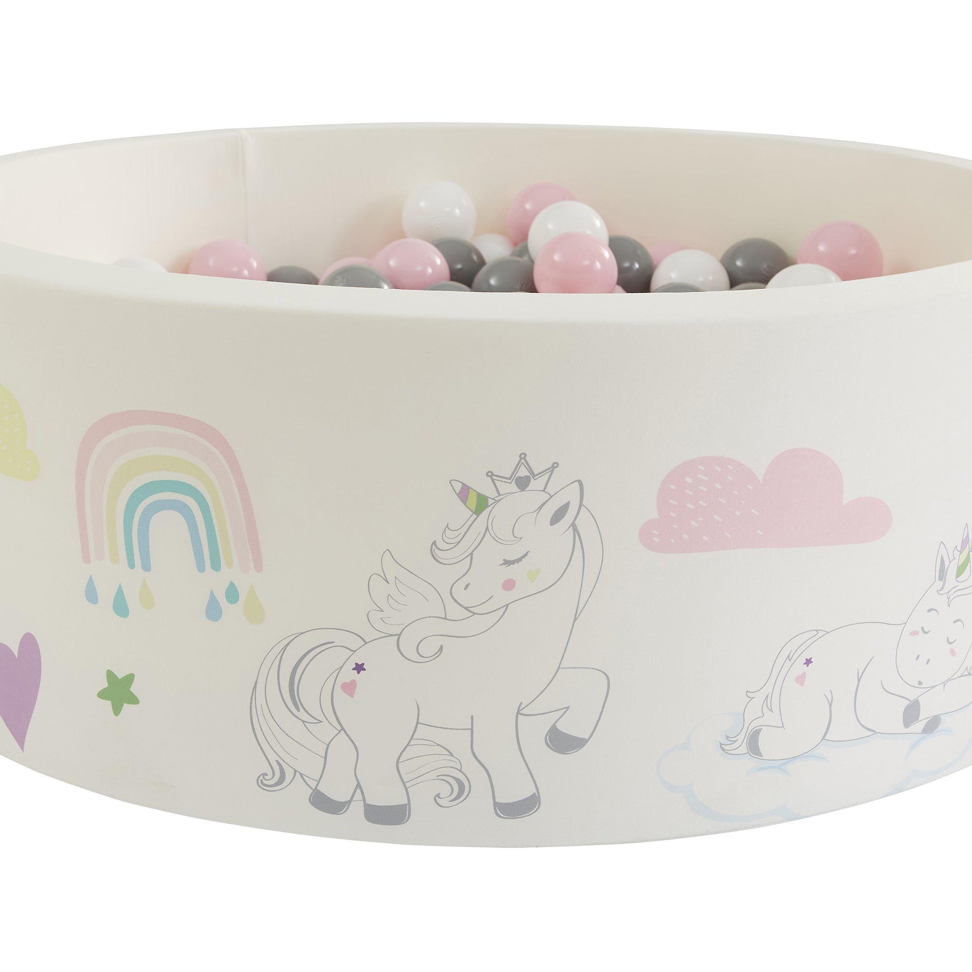 Unicorn Kids Ball Pit - With 200 Balls