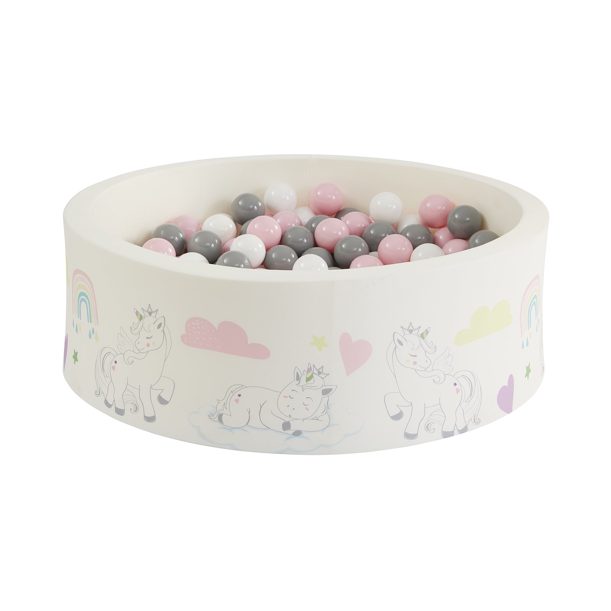 Unicorn Kids Ball Pit - With 200 Balls