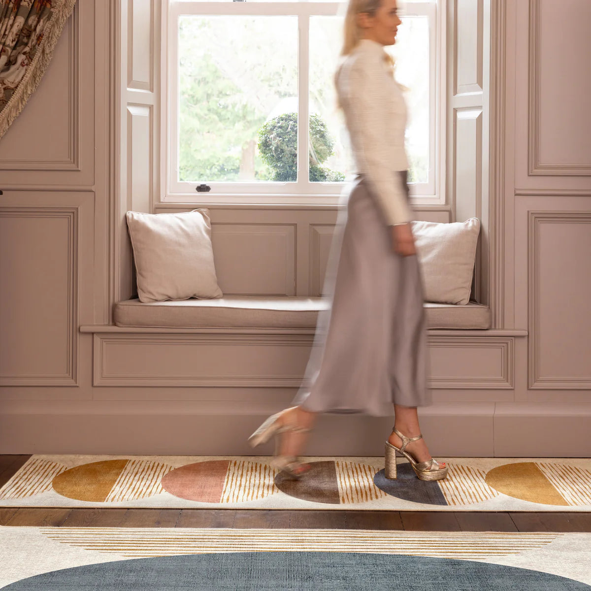 Eco-Washable Rug - Oval Eclipse