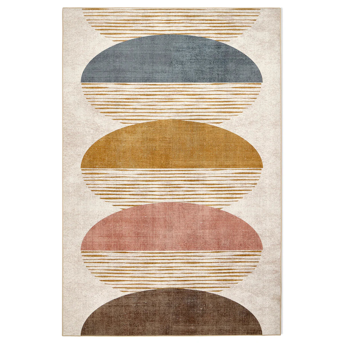 Eco-Washable Rug - Oval Eclipse