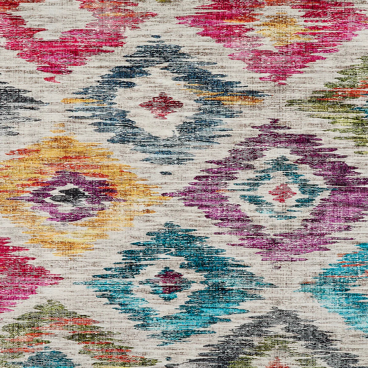 Eco-Washable Rug - Painted Ikat