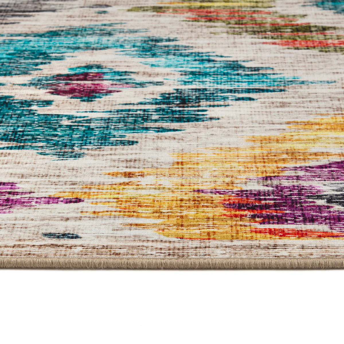 Eco-Washable Rug - Painted Ikat