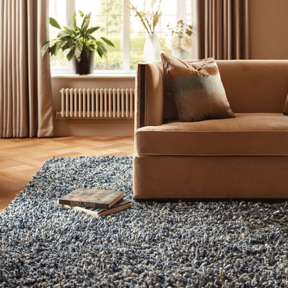 Origins Rocks Shaggy Grey Rug