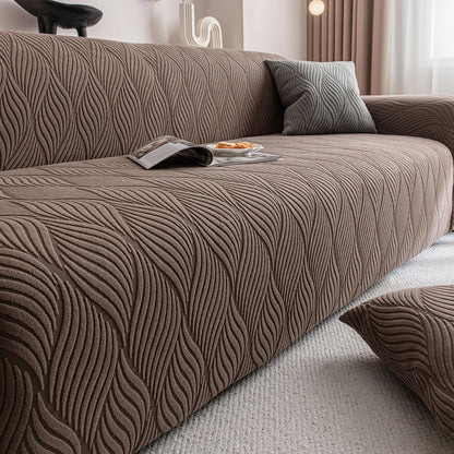 Jacquard Velvet Stretch Sofa Cover
