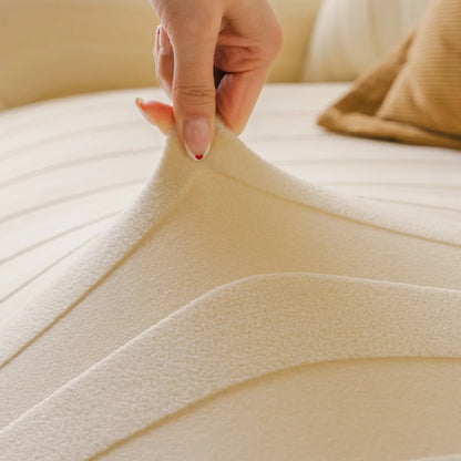 Anti-Scratch Quilted Stretch Sofa Cover