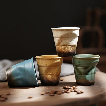 Contemporary Crushed Espresso Cups