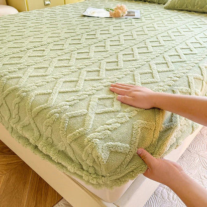 Ultra-Soft Textured Fitted Bed Sheet