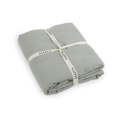 100% Natural Linen Duvet Cover - Stone