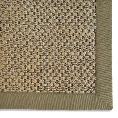 Origins Sisal Rug - Sage Green With Sage Green Border