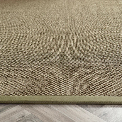 Origins Sisal Rug - Sage Green With Sage Green Border