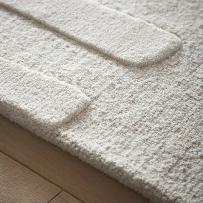 Origins Sculptured Stone Oatmeal 100% Wool Rug