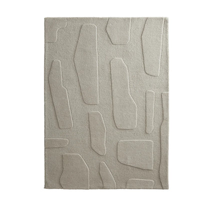 Origins Sculptured Stone Oatmeal 100% Wool Rug