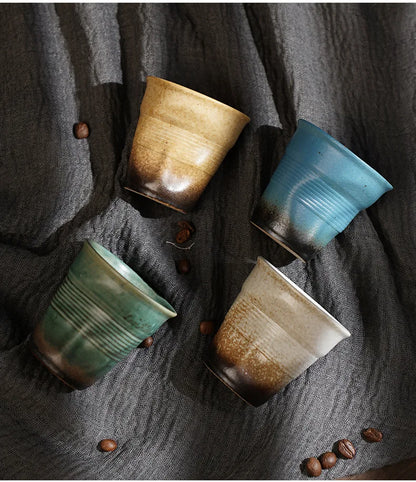 Contemporary Crushed Espresso Cups