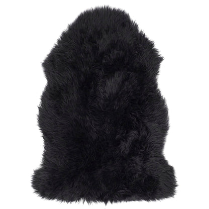Origins Genuine Sheepskin Black Rug