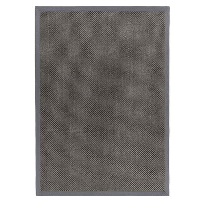 Origins Sisal Rug - Dark Grey With Grey Border