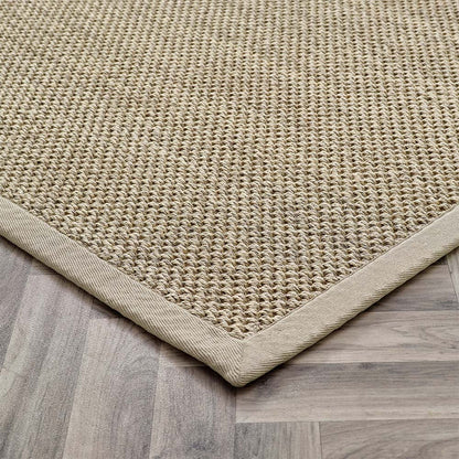Origins Sisal Rug - Light Beige with Sand Border