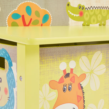 Kids Safari Big Wooden Toy Box