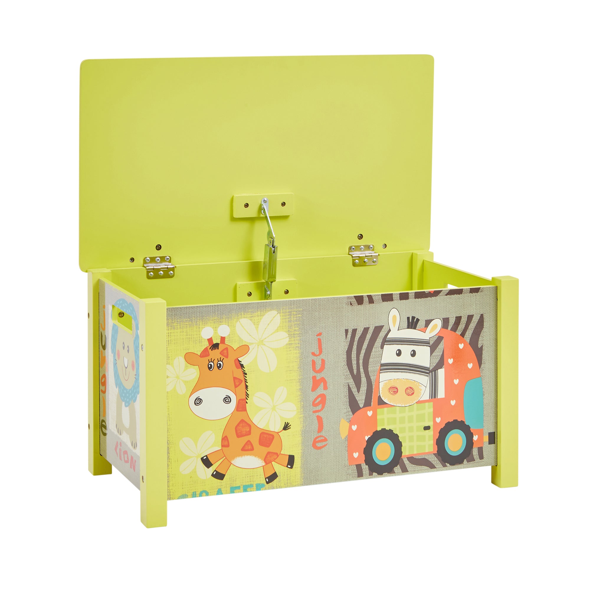 Kids Safari Big Wooden Toy Box