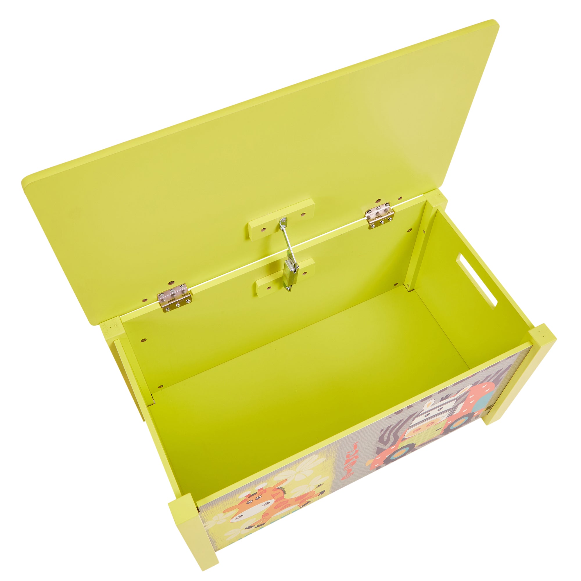 Kids Safari Big Wooden Toy Box