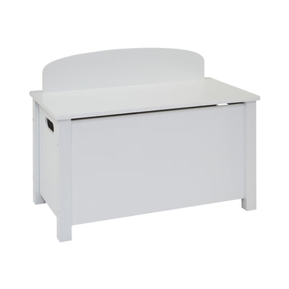 Classic White Big Wooden Toy Box