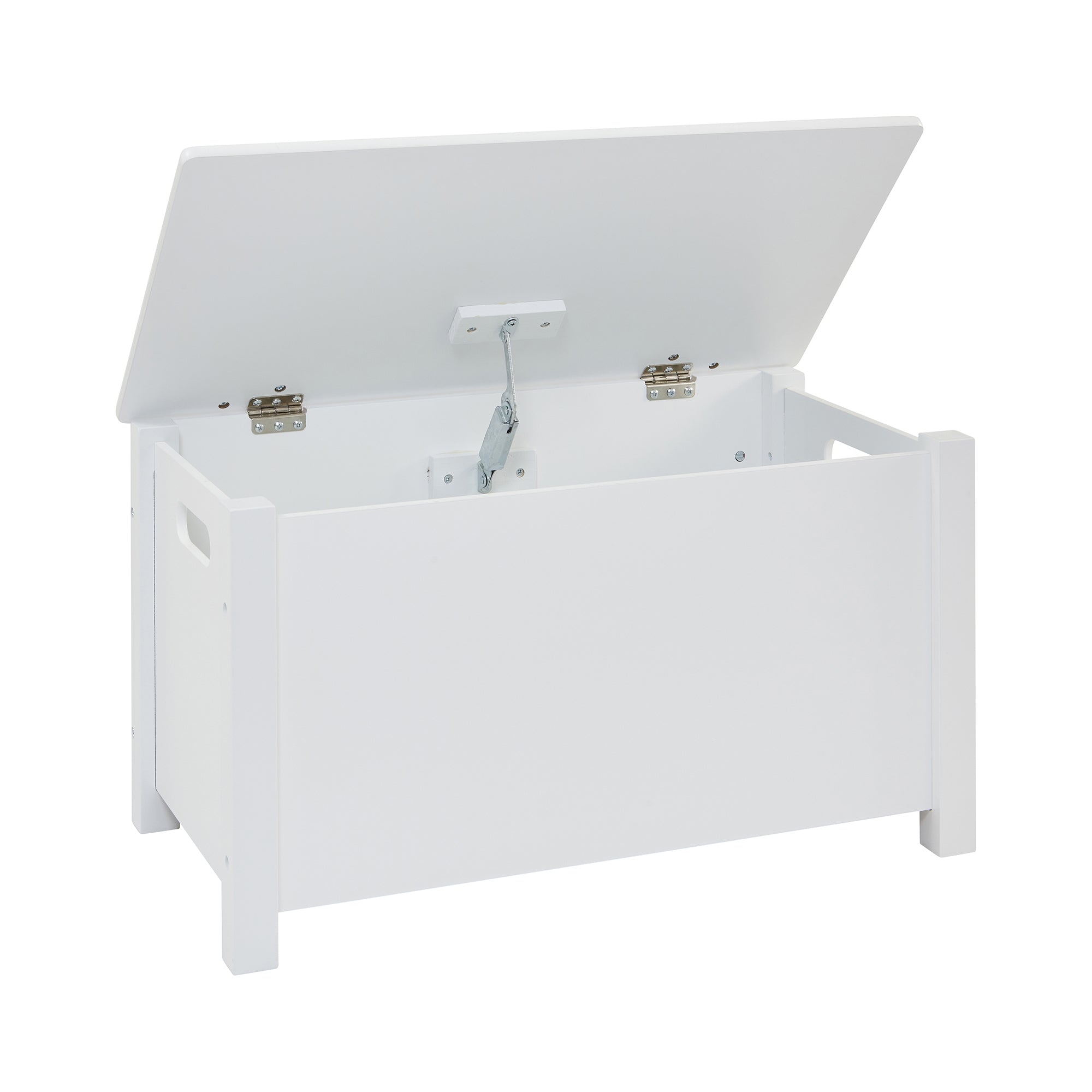 Classic White Big Wooden Toy Box