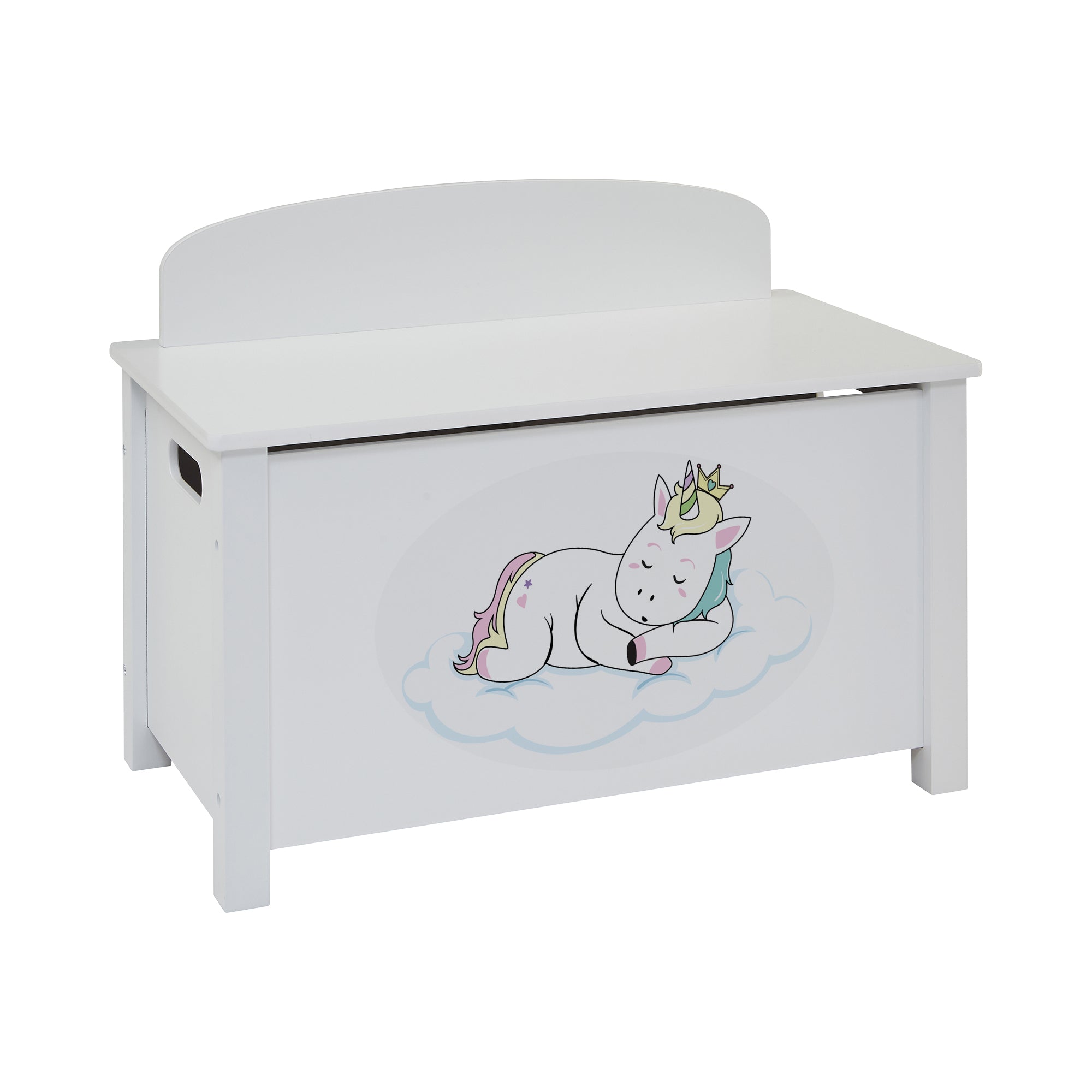Unicorn Big Wooden Toy Box