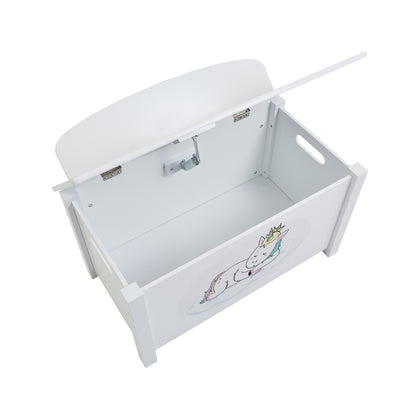 Unicorn Big Wooden Toy Box
