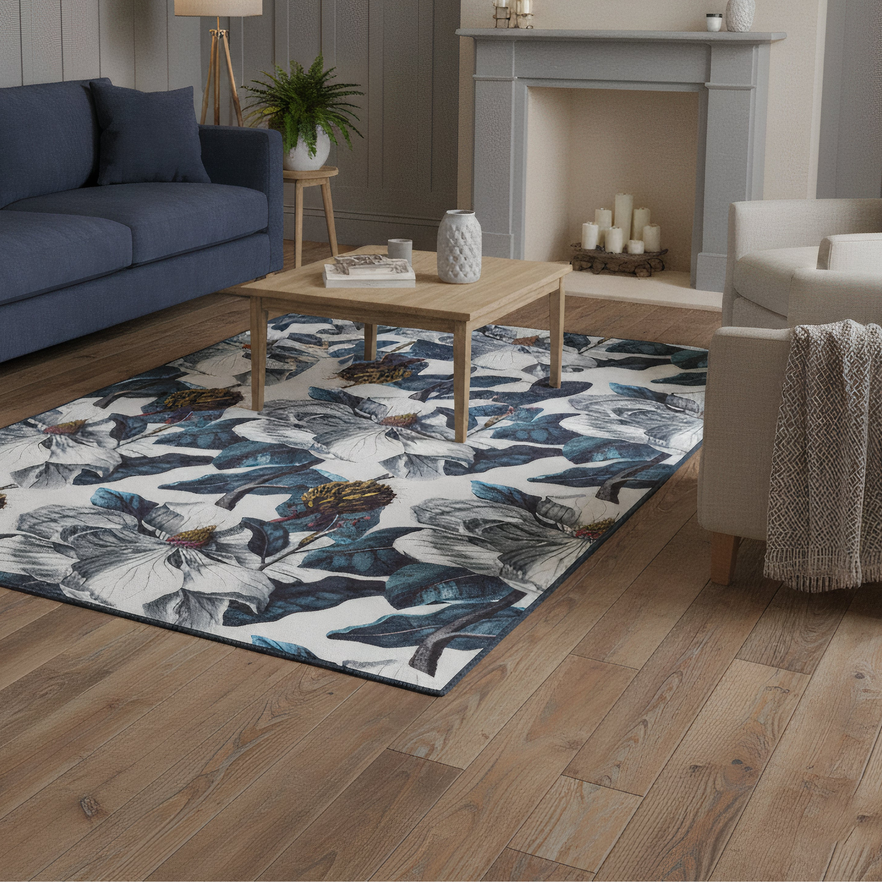 Tappeto eco-lavabile - Magnolia Garden