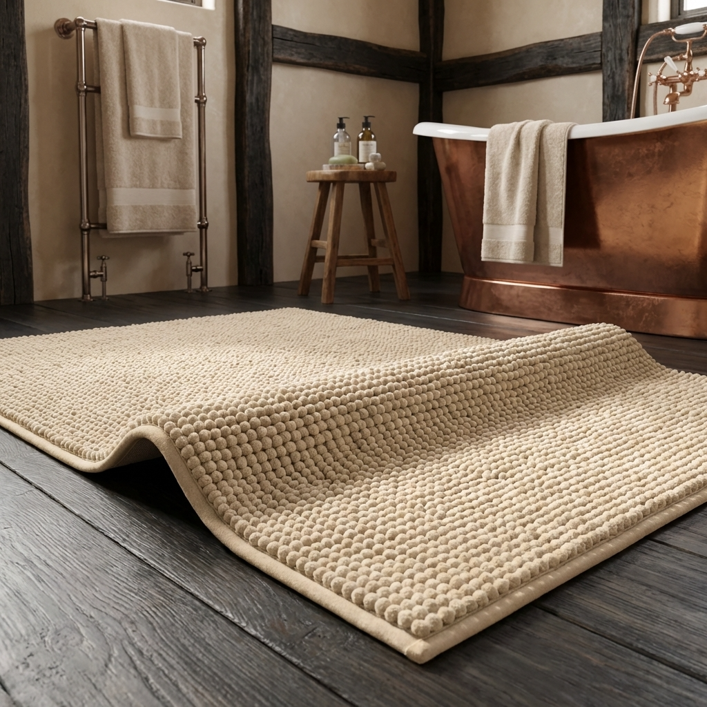 Super Soft Luxury Bathroom Rug - Beige