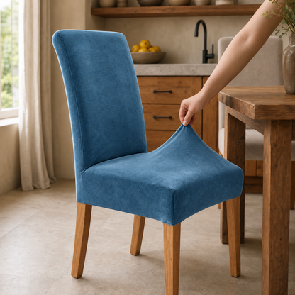 Soft Suede Stretch Dining Chair Covers