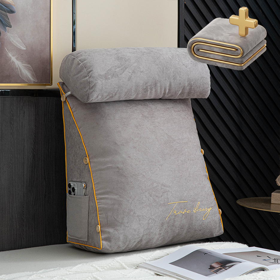 Extra hoes voor luxe rugleuning leeskussen